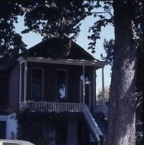 View of a two story Victorian House