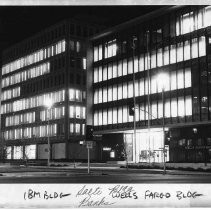 Wells Fargo Bank building next door to the IBM building