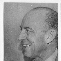 Ray Geiger, Editor of Farmers' Almanac from 1933-1994, with 1975 Edition