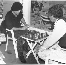 Two Men Playing Chess