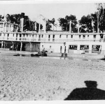 View of the United States Engineers Snagboat, "Yuba' docked at Sacramento