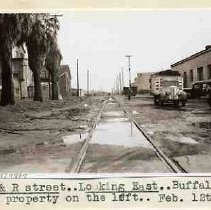 R Street rail line at 21st street