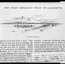 The First Emmigrant Train to California