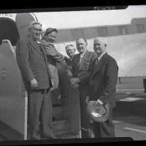 People boarding an airplane