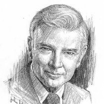 Drawing of Jack Smith by John Lopes