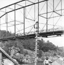 Bridge Construction in Rocky Setting