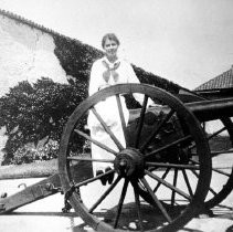 Alta Dewey at Sutter's Fort