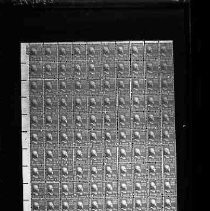 Sheet of 3 cent U.S. stamps