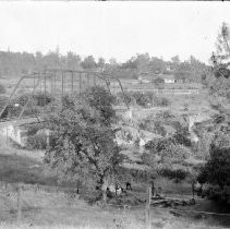 Bridge crossing the American River at Folsom