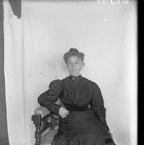 Woman posing for photograph