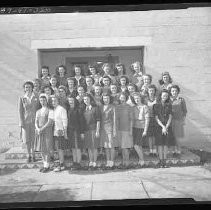 Group of high school girls