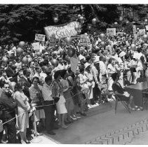 Barry Goldwater campaign rally for Republican nomination for presidency