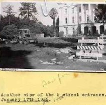 Demolition of Capitol Park driveway