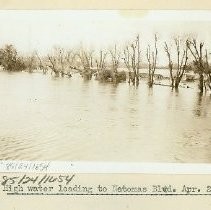 High water leading to Natomas Blvd., [North Sacramento], April 22, 1935