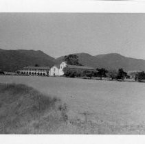 View of Mission Santa Ines, California State Landmark #305 in Santa Barbara County