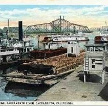 Shipping Scene, Sacramento River, Sacramento, California