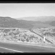 A highway bridge Highway 40 near Donner Lake