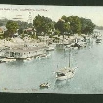 Sacramento River Scene, Sacramento, California