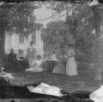 View of the cemetery. Probably the Fair Oaks Cemetery on Olive Street