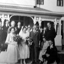 Wedding of John Evans and Josephine Broadley