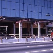 View of the B-2 Parking Garage for the Downtown Plaza under construction 4th Street to 7th Street and between J and L Streets