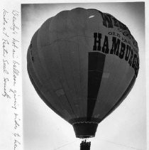 Wendy's Hot Air Balloon giving rides to handicapped kids at Easter Seal Society