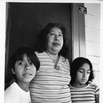 Dolores Hardaza of Stockton, with grandchildren Justo Duran and Maria Duran. "The child's education has to begin with the parents..."