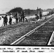 Levee Repairs for Railroad in Delta