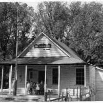 View of Mountain Springs School, Enterprise, Butte County will be abandoned with the creation of the Oroville Dam