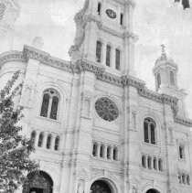 Abortion rally in front of the Cathedral of the Blessed Sacrament