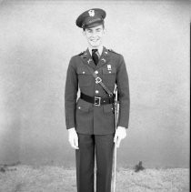 Young man in ROTC uniform