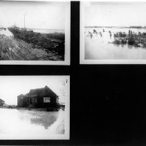 Flooded Road, Field, and Home