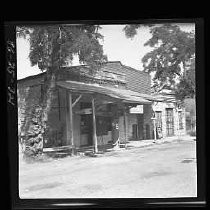 Old store with gas pump