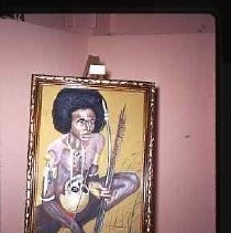 Painting of a black man