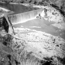 Construction of Head Dam, Folsom