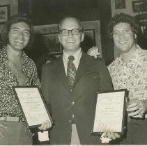 John Fulton with Englebert Humperdinck and Tom Jones