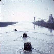 Barge canal at the Port of Sacramento