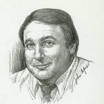 Drawing of Stephen Birnbaum by John Lopes