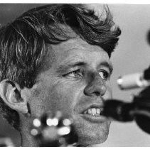 Senator Robert F. Kennedy (D-NY) campaigning for president