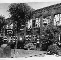 Stanford Jr. High School after the fire