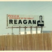 Billboard for Reagan Campaign