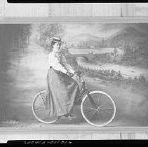 Woman with Bicycle