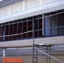 View of the B-2 Parking Garage for the Downtown Plaza under construction 4th Street to 7th Street and between J and L Streets