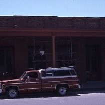 Old Sacramento. View of the Stanford Brothers Warehouse on Front and L Streets