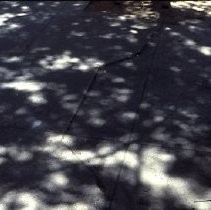 Demolition site at K and L, 12th and 13th Streets for the new Hyatt Hotel in 1984. A State of California building and a public parking lot occupied the site