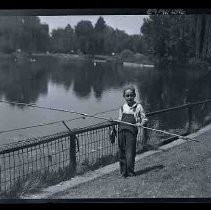 Boy fishing