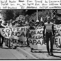 South Africa protest march