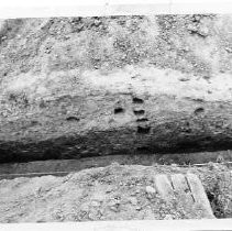 Photograph of archaeological dig at Bolinas Bay