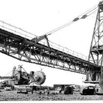 Oroville dredge waste conveyor