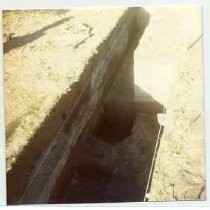 Photographs of landscape of Bolinas Bay. Open trench